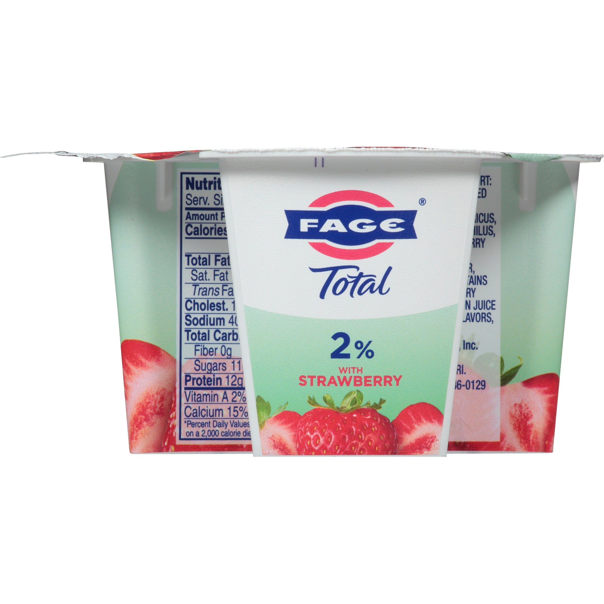 slide 6 of 6, Fage Yogurt Greek Nonfat Strained with Strawberry, 5.3 oz