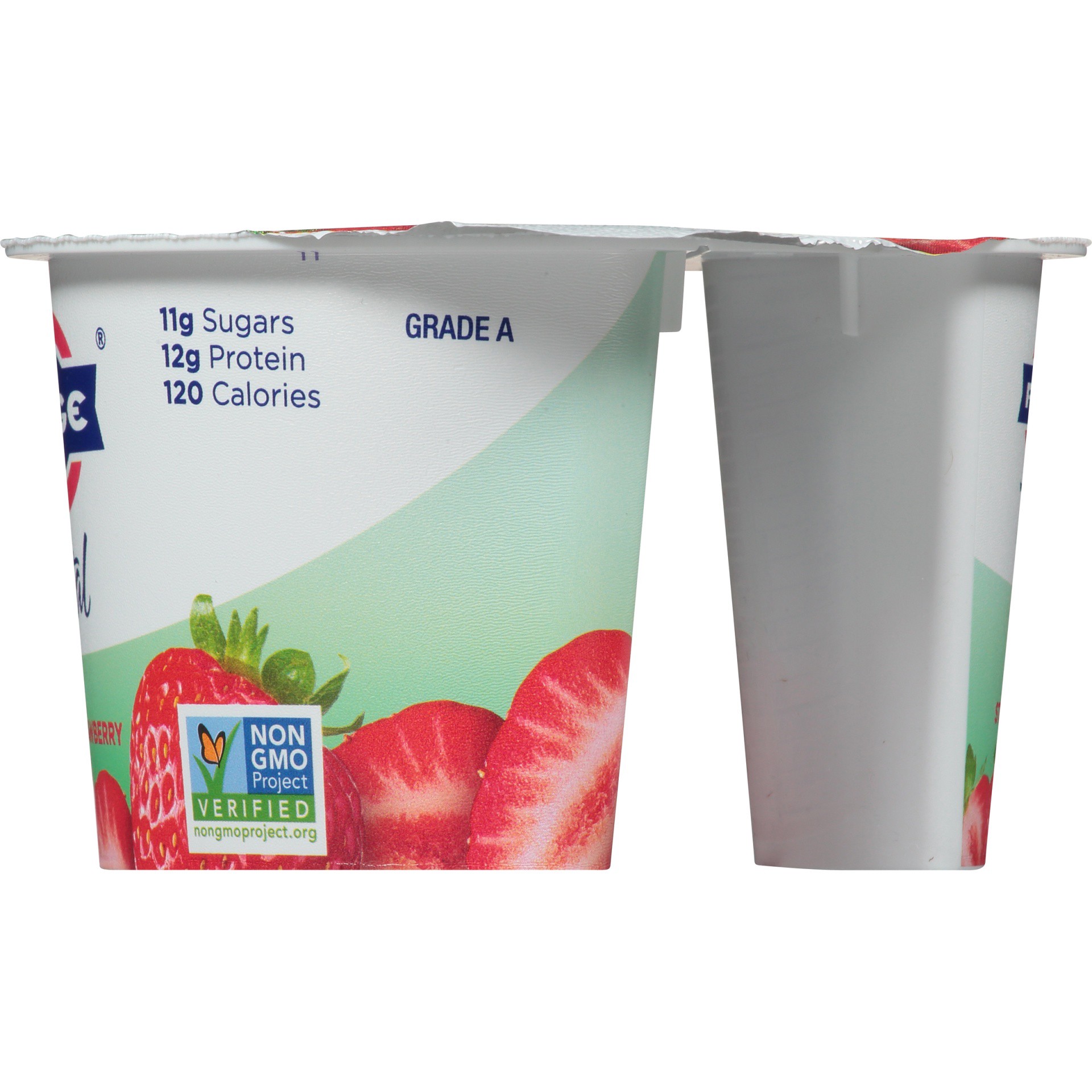 slide 4 of 6, Fage Yogurt Greek Nonfat Strained with Strawberry, 5.3 oz