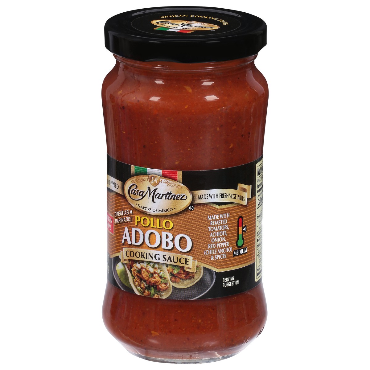 slide 5 of 9, Casa Martinez Pollo Adobo Cooking Sauce 12 oz, 12 oz