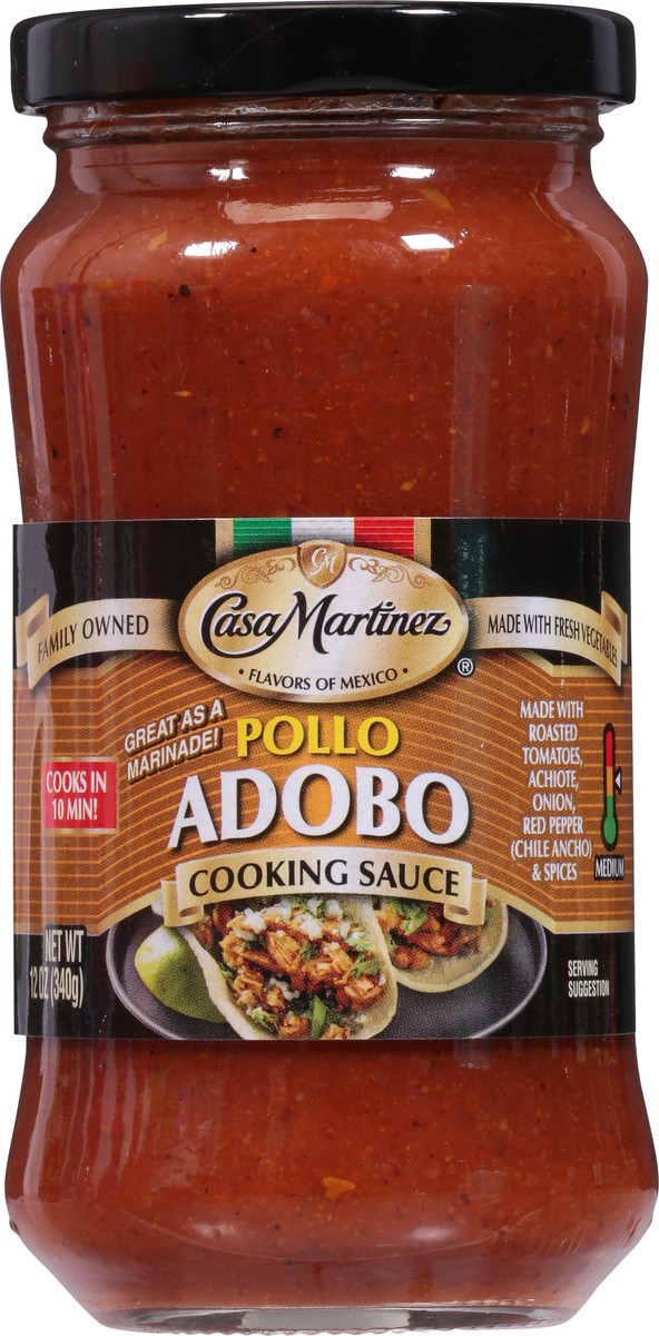 slide 3 of 9, Casa Martinez Pollo Adobo Cooking Sauce 12 oz, 12 oz