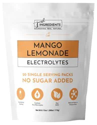Just Ingredients Mango Lemonade Electrolytes Single Serve Packs