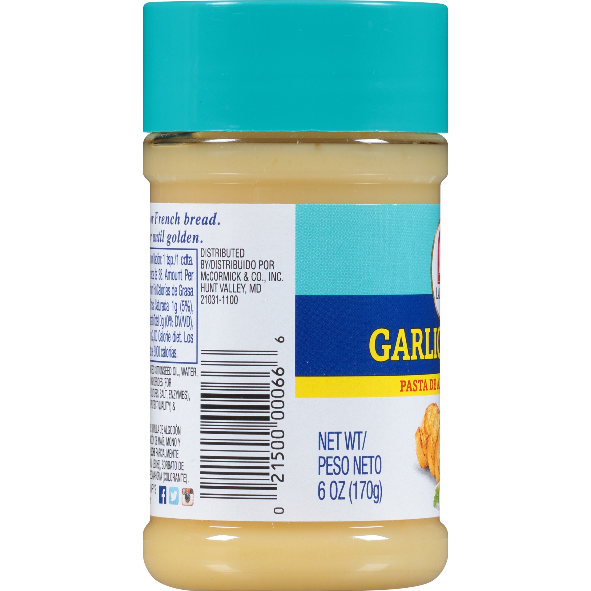 slide 2 of 2, Lawry's Garlic Spread, 6 oz, 6 oz