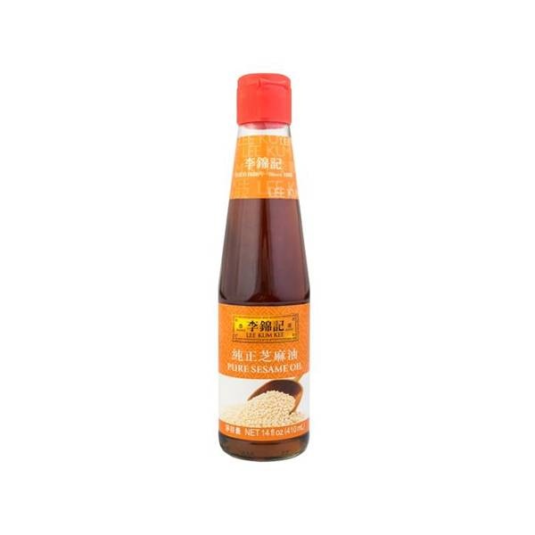 slide 1 of 1, Lee Kum Kee Pure Sesame Oil, 14 oz