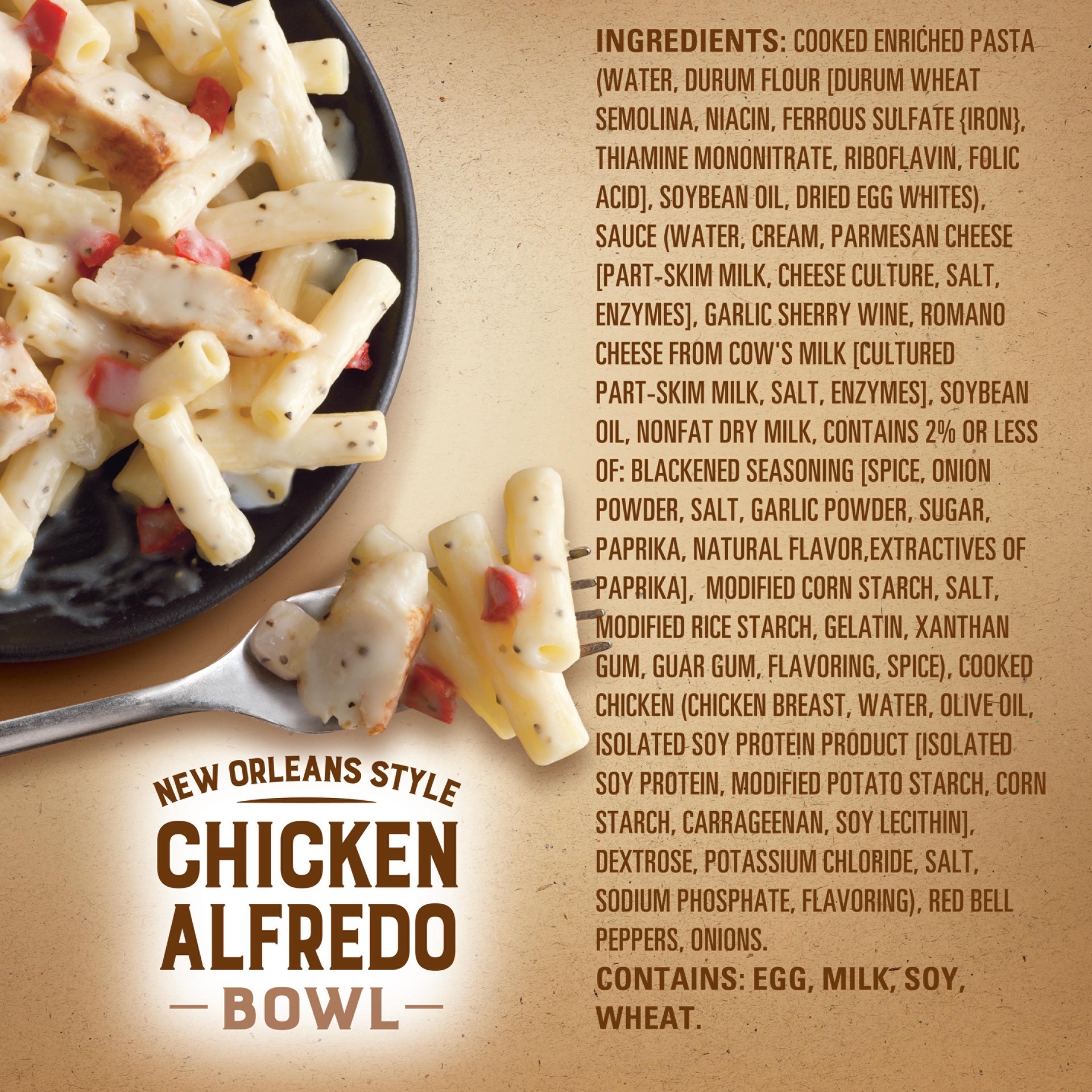 slide 4 of 5, Marie Callender's New Orleans Style Chicken Alfredo Bowl, Frozen Meal, 11 oz., 11 oz