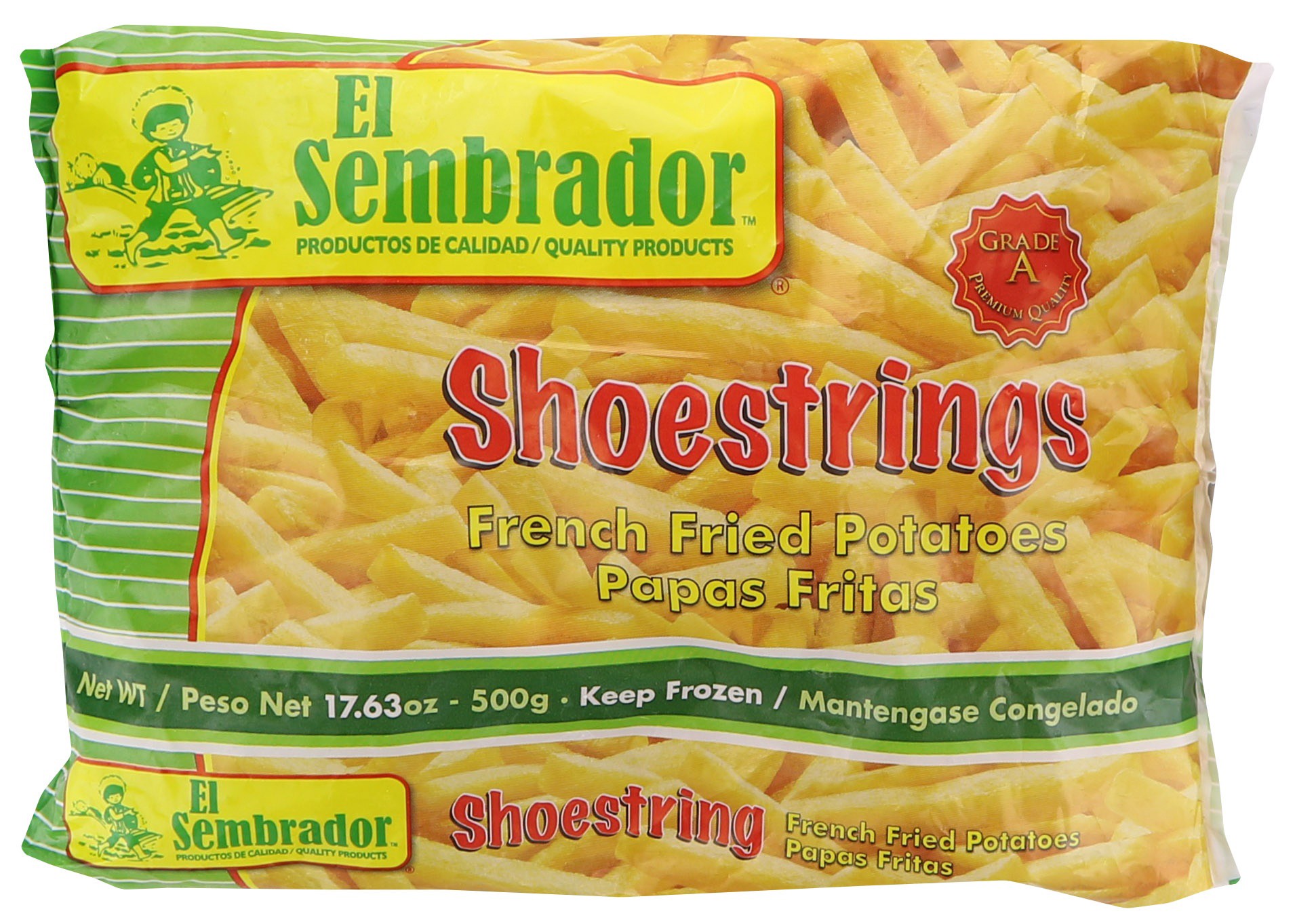 slide 1 of 1, El Sembrador Shoe String Fries, 17 oz