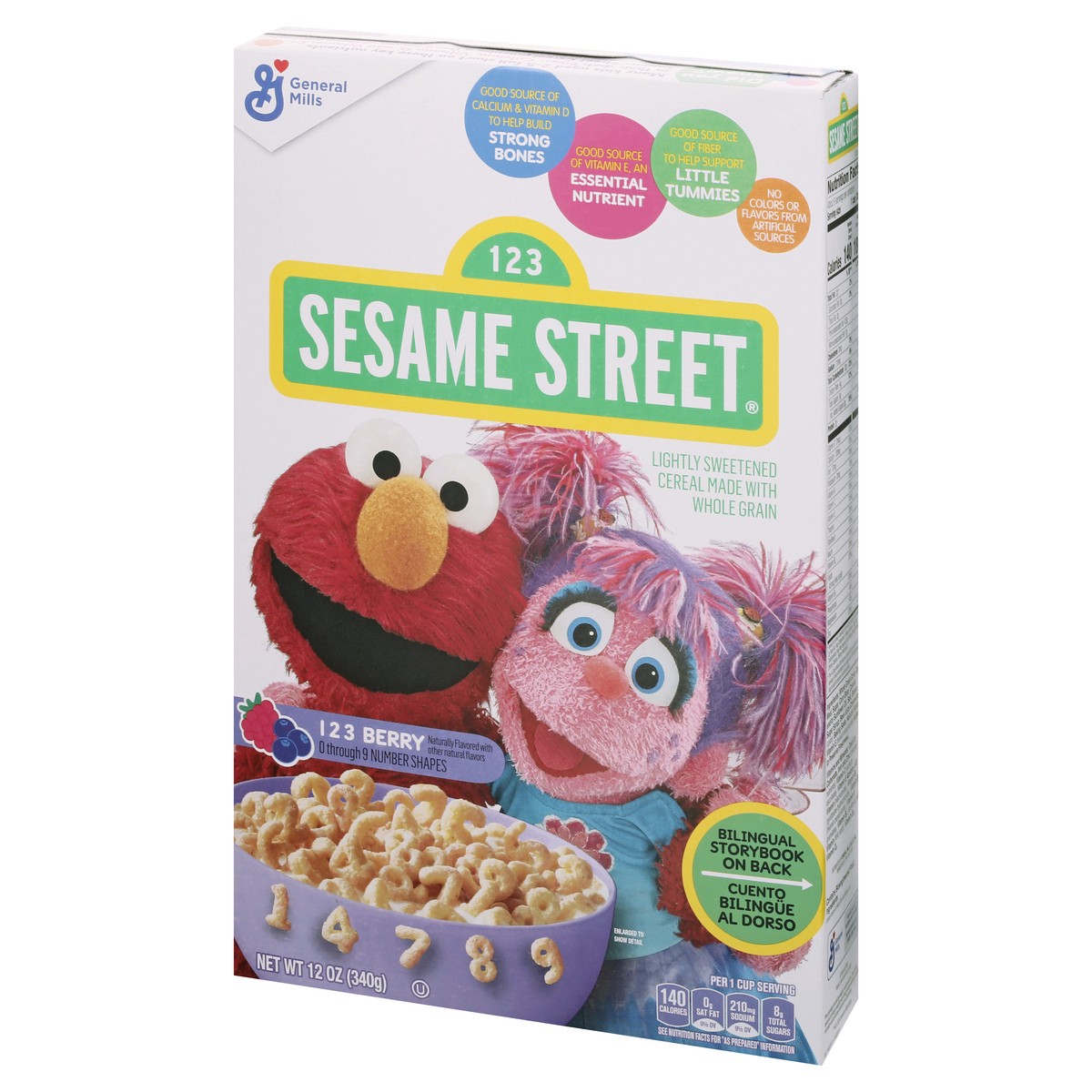 slide 7 of 10, Sesame Street 123 Berry Cereal 12 oz Box, 12 oz