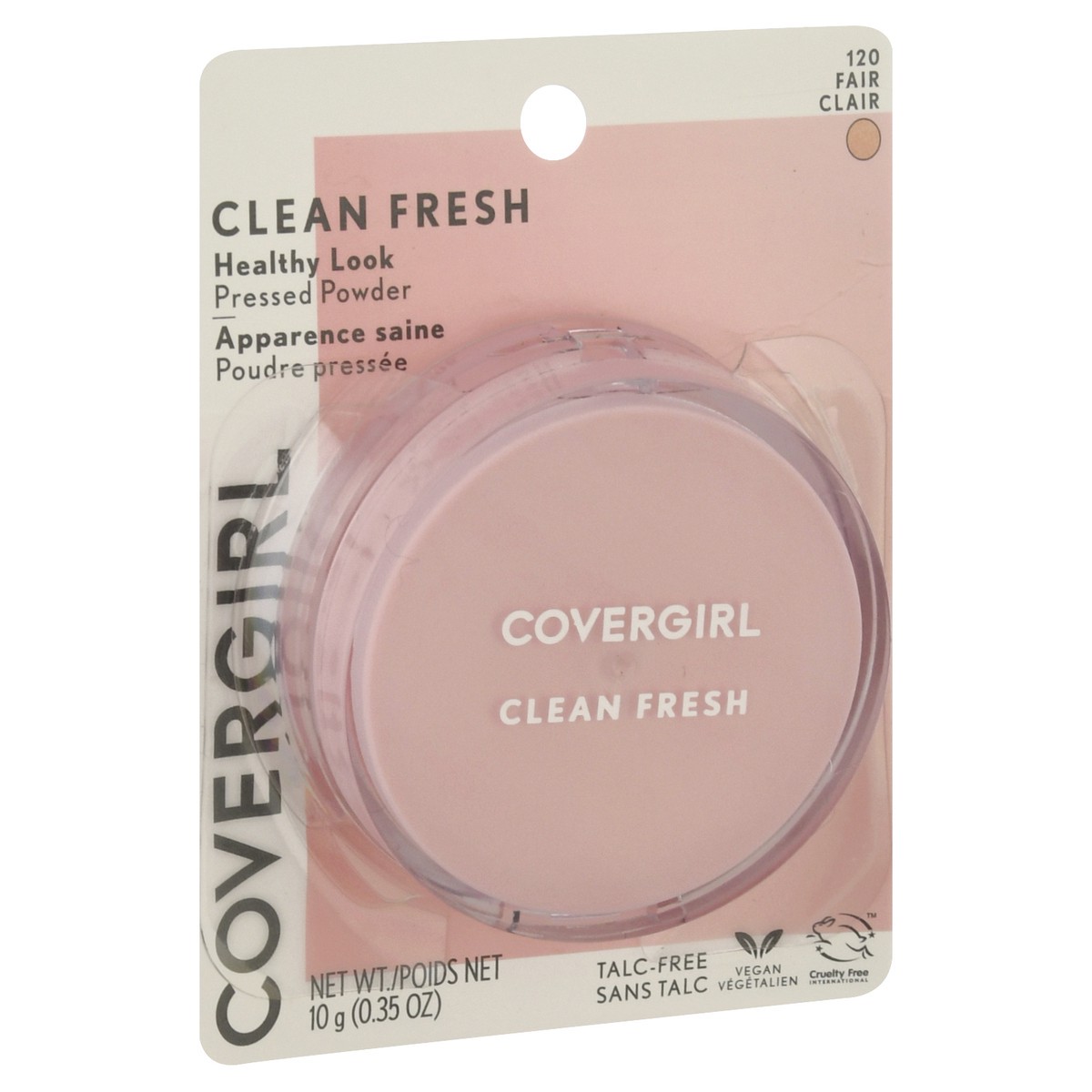 slide 3 of 9, Covergirl Clean Fresh Fair 120 Pressed Powder 10 gr, 2.336 oz