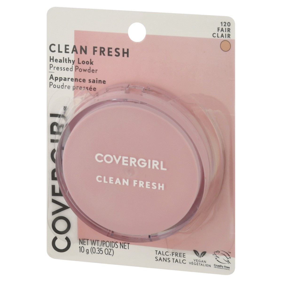slide 9 of 9, Covergirl Clean Fresh Fair 120 Pressed Powder 10 gr, 2.336 oz