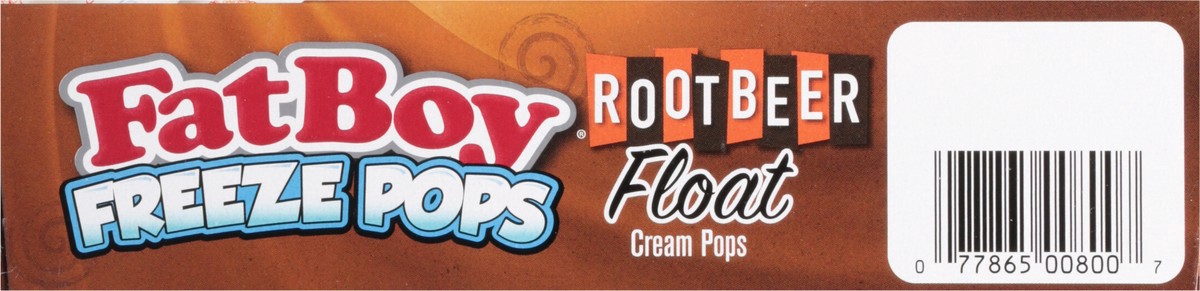 slide 5 of 9, Fat Boy Freeze Pops Root Beer, 6 ct; 3 fl oz