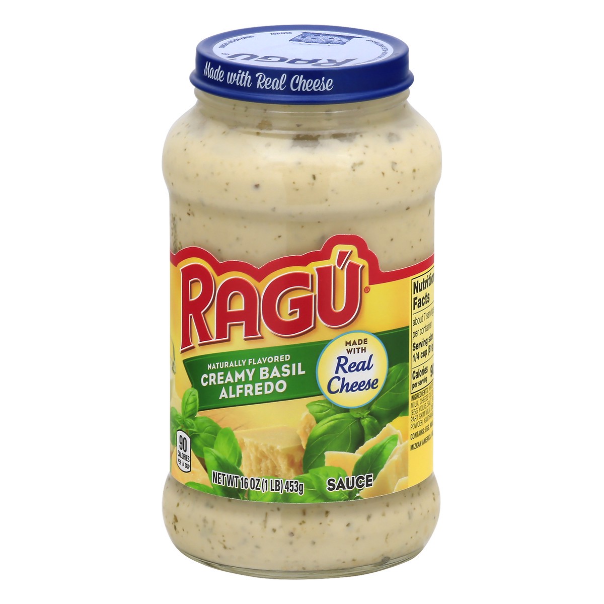 slide 3 of 9, Ragu Creamy Basil Alfredo Sauce 16 oz, 16 oz