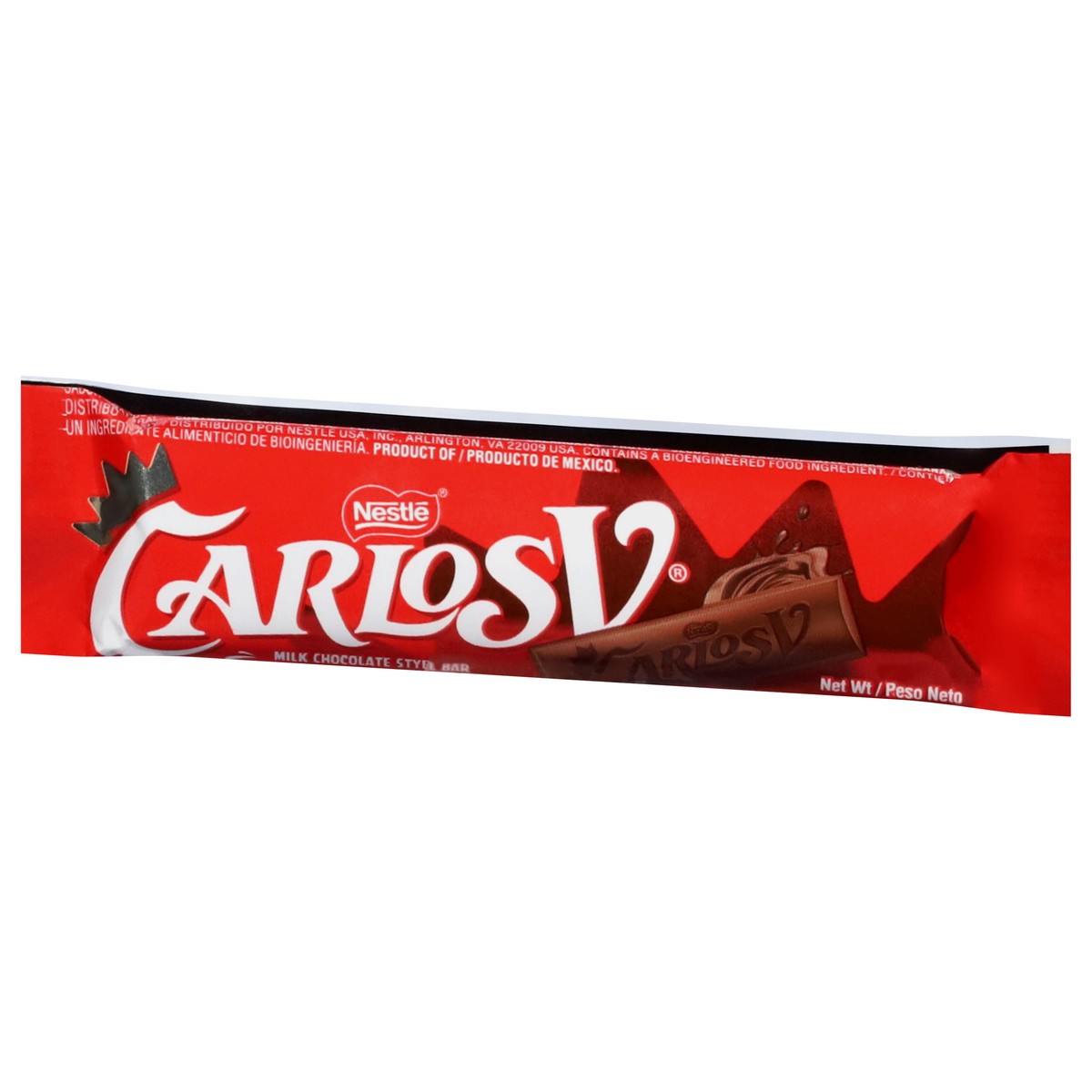 slide 4 of 4, Carlos V Milk Chocolate Style Bar 0.63 oz, 0.75 oz