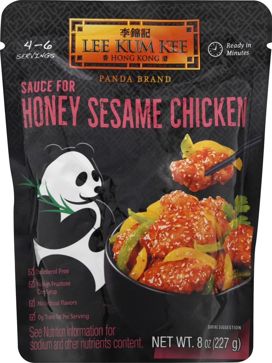 slide 2 of 8, Lee Kum Kee Panda Brand Sauce For Honey Sesame Chicken, 8 oz