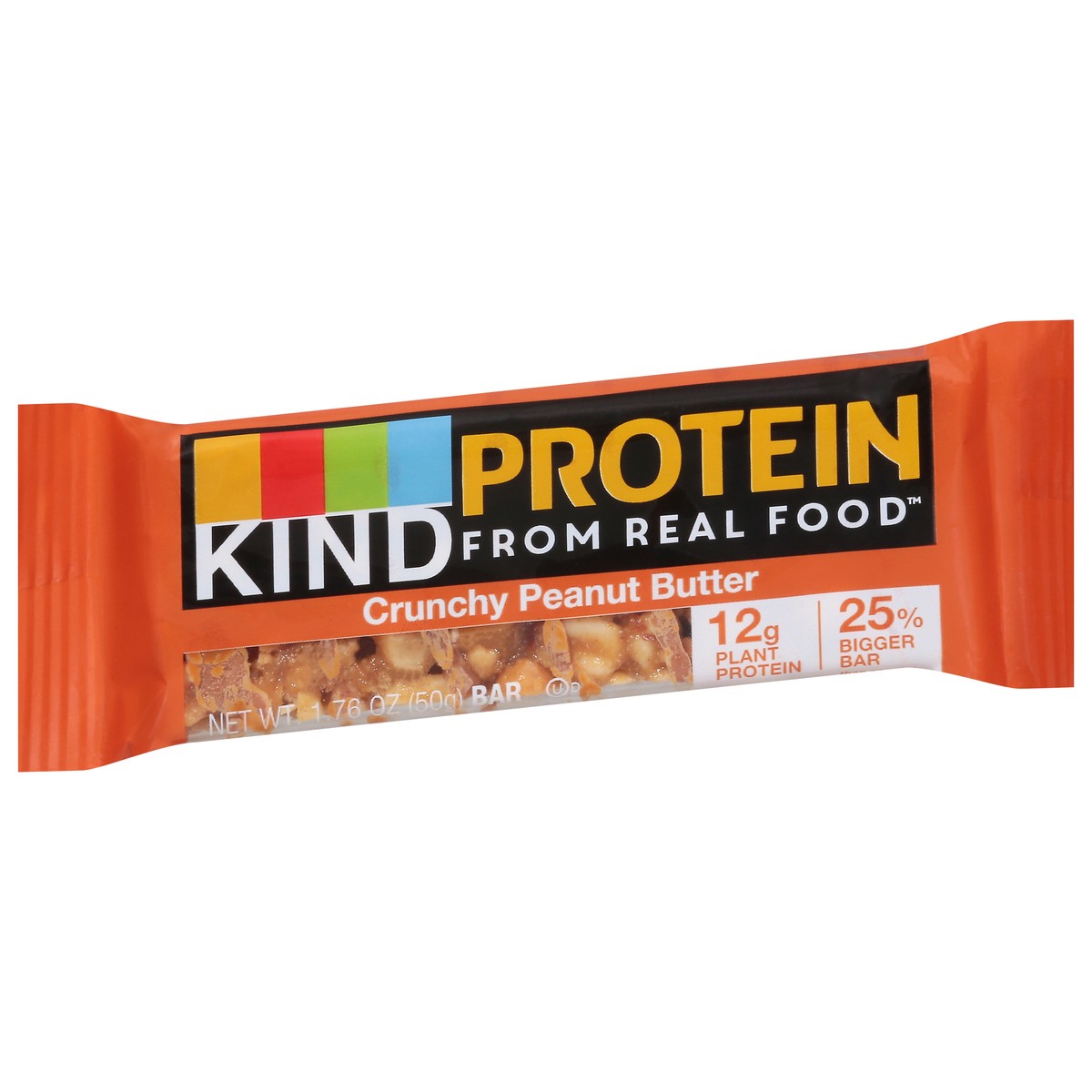 slide 2 of 9, KIND Crunchy Peanut Butter Protein Bar, 1.76 oz