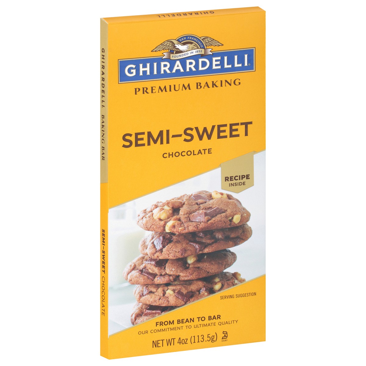 slide 9 of 9, Ghirardelli Semi Sweet Chocolate Baking Bar, 4 oz