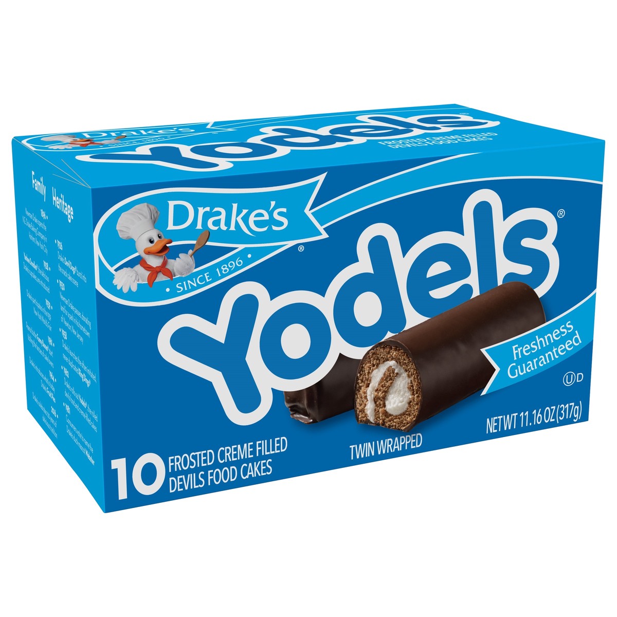 slide 6 of 13, Drake's Cakes, Drake's Family Pack YODELS cakes, 10 ct