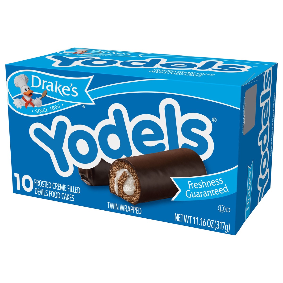 slide 10 of 13, Drake's Cakes, Drake's Family Pack YODELS cakes, 10 ct