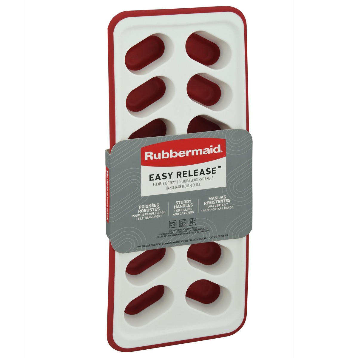 slide 9 of 12, Rubbermaid Easy Release Flexible Ice Tray, 1 ct