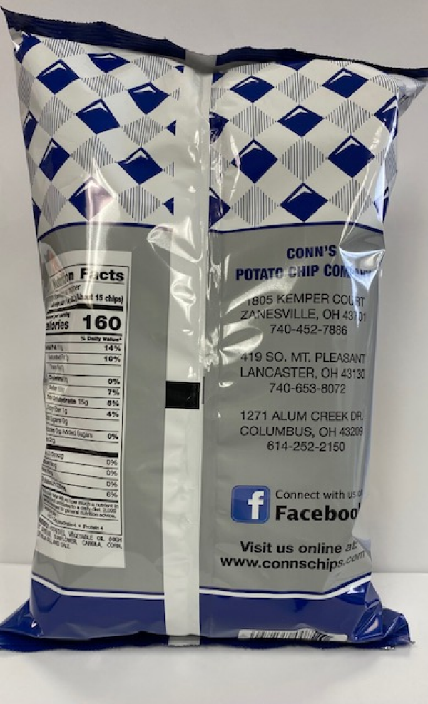 slide 8 of 21, Conn's Potato Chips Regular Wavy, 8 oz