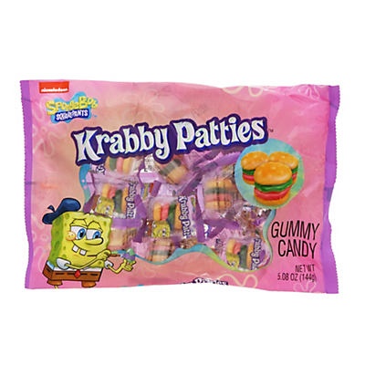 slide 1 of 1, Frankford SpongeBob Krabby Patties Gummy Easter Candy, 5.8 oz