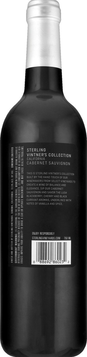 slide 3 of 9, Sterling Vineyards California Cabernet Sauvignon Red Wine 750ml, 750 ml