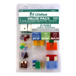 Littelfuse Assorted Value Pack - Mini/ATO/Maxi 32V - 21 pc