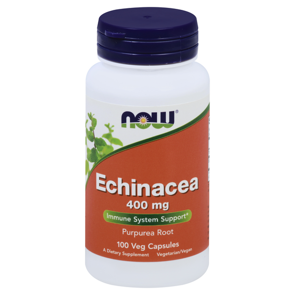 NOW Echinacea 400 mg Capsules 100 ct | Shipt