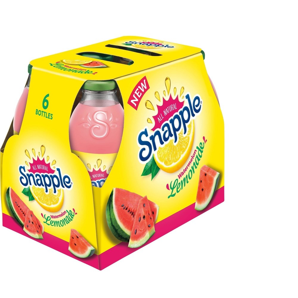 slide 4 of 4, Snapple Watermelon Lemonade, 6 ct; 16 fl oz