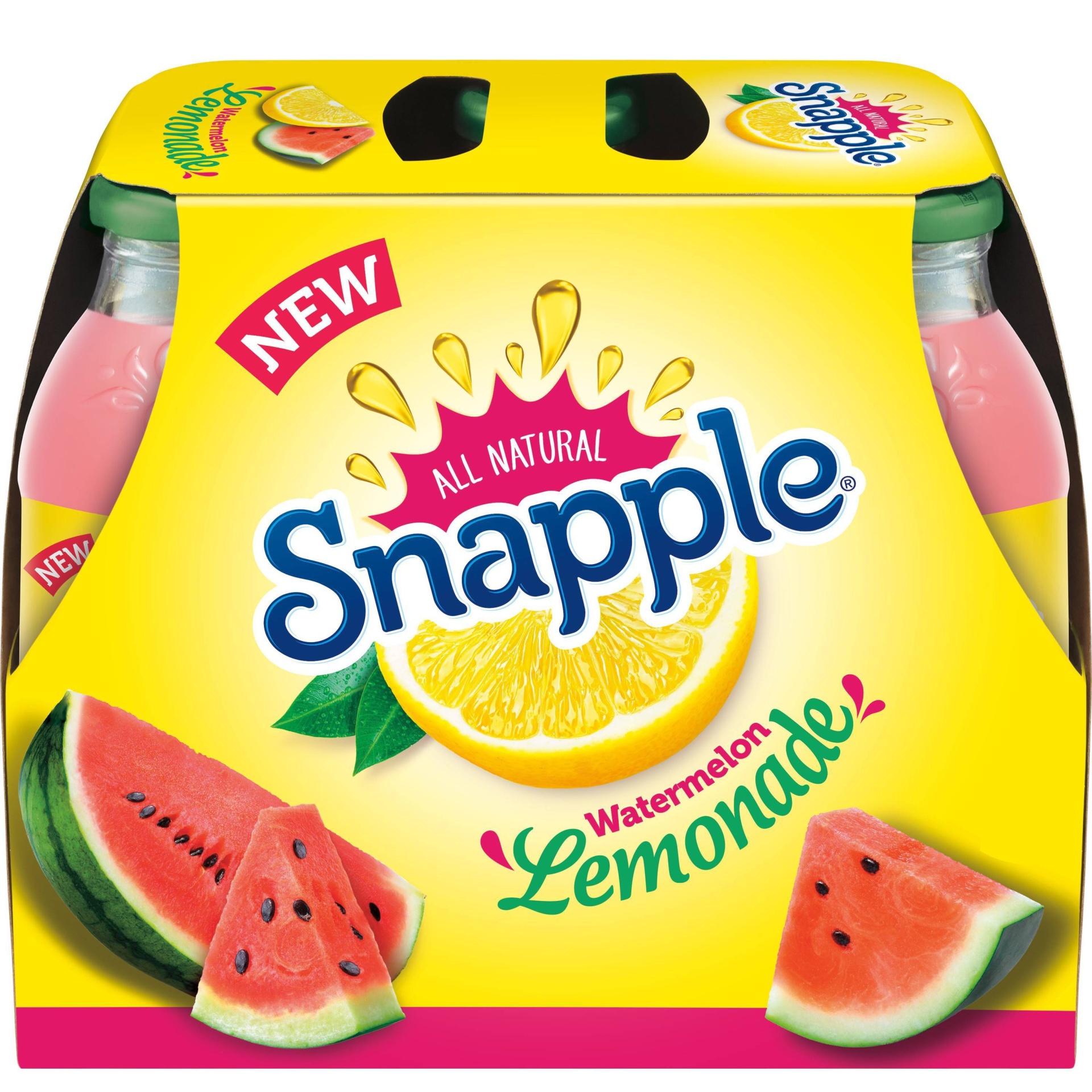 slide 1 of 4, Snapple Watermelon Lemonade, 6 ct; 16 fl oz