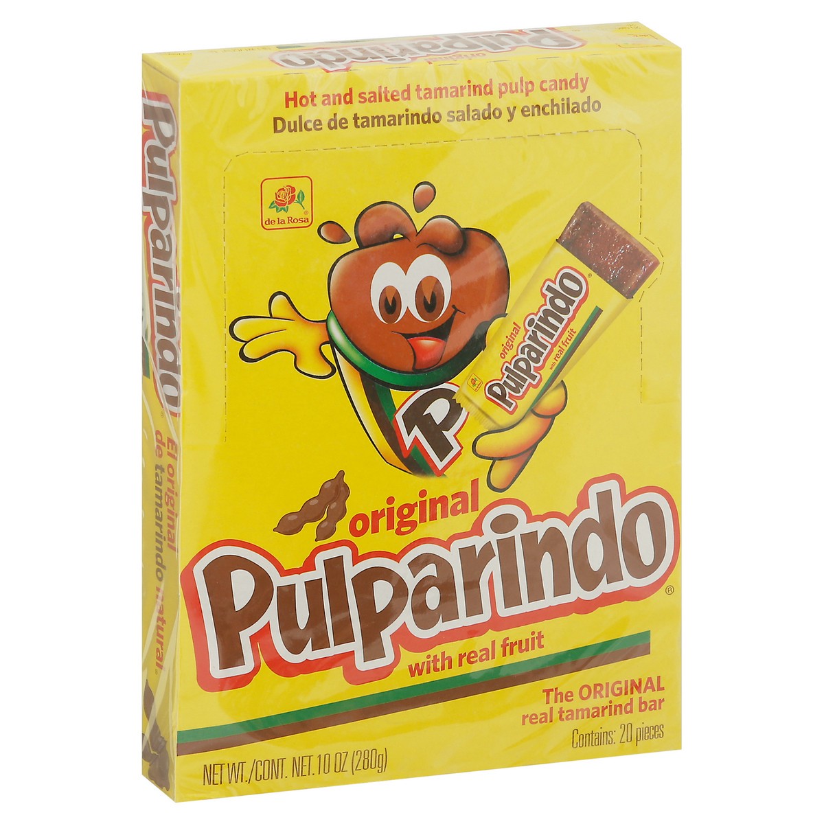 slide 9 of 9, Pulparindo Original Tamarind Bar with Real Fruit 20 ea, 20 ct