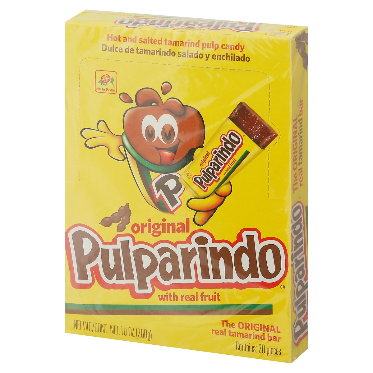 slide 8 of 9, Pulparindo Original Tamarind Bar with Real Fruit 20 ea, 20 ct