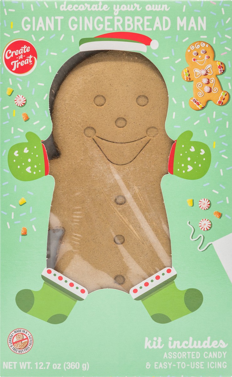 slide 3 of 3, Create A Treat Giant Gingerbread Kid Cookie Kit, 12.7 oz