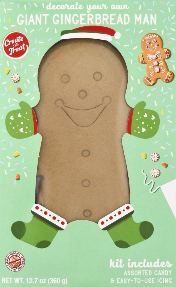 Create A Treat Holiday Gingerbread Man Cookie Kit 1269 Oz Shipt 1661