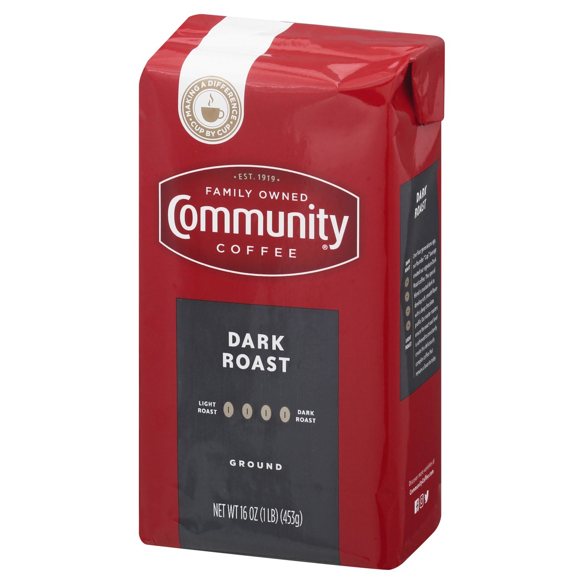 slide 3 of 9, Community Coffee Dark Roast Ground Coffee 16 oz, 16 oz