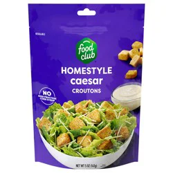 Food Club Homestyle Caesar Croutons 5 oz