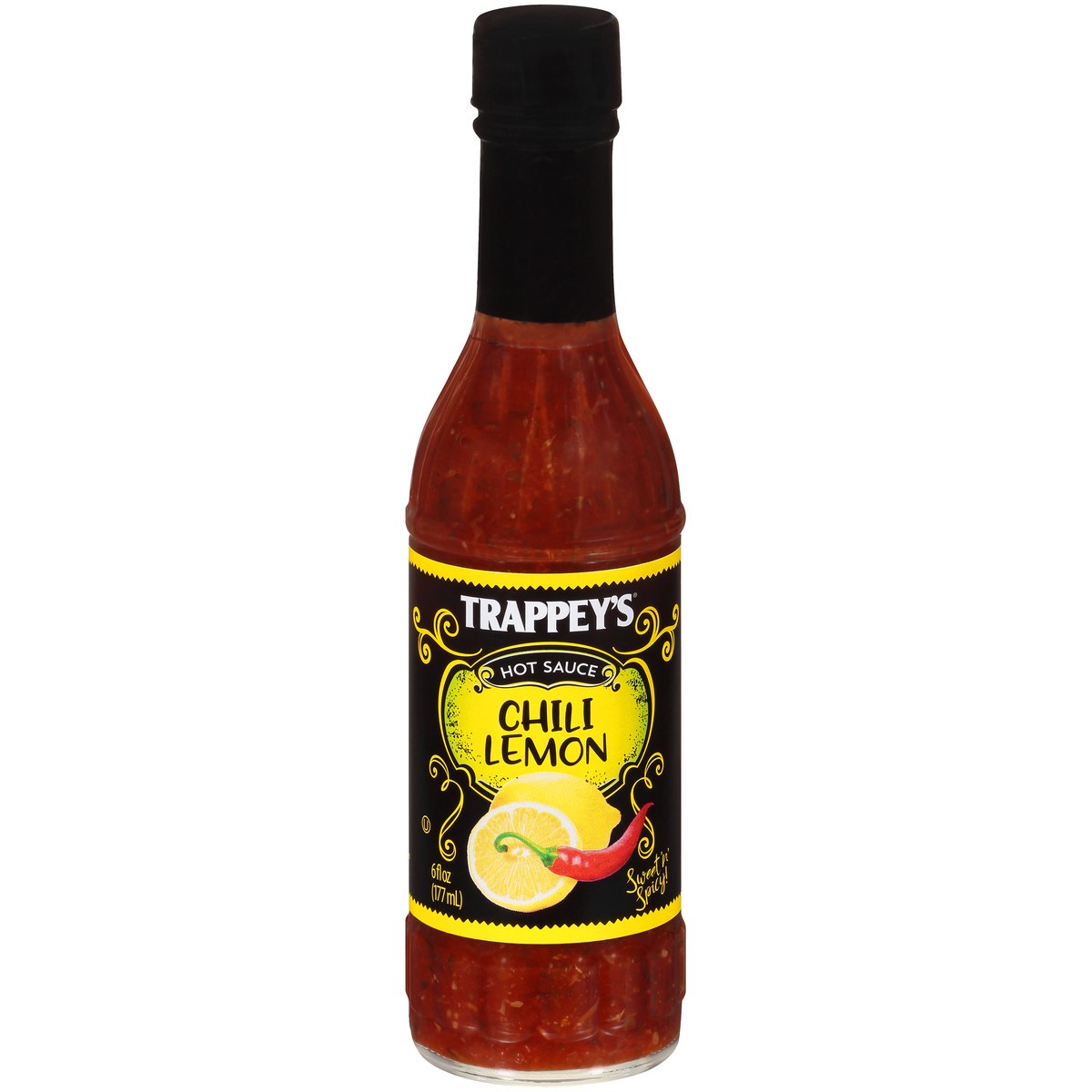 slide 1 of 7, Trappey's Chili Lemon Hot Sauce 6 fl. oz. Bottle, 6 fl oz