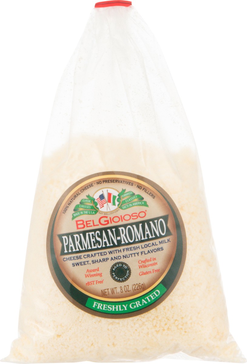 slide 3 of 13, BelGioioso Grated Parmesan-Romano Cheese 8 oz, 8 oz