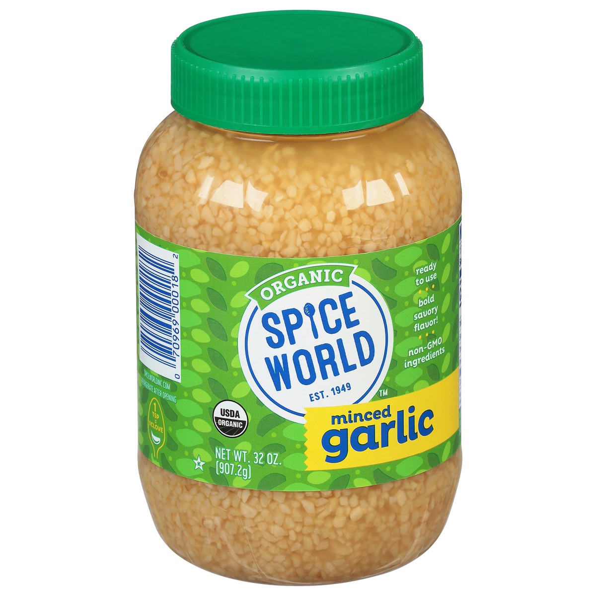 slide 6 of 11, Spice World Organic Minced Garlic, 32 oz