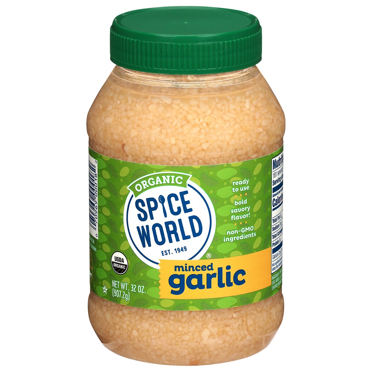 slide 1 of 11, Spice World Organic Minced Garlic, 32 oz