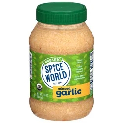 Spice World Organic Minced Garlic