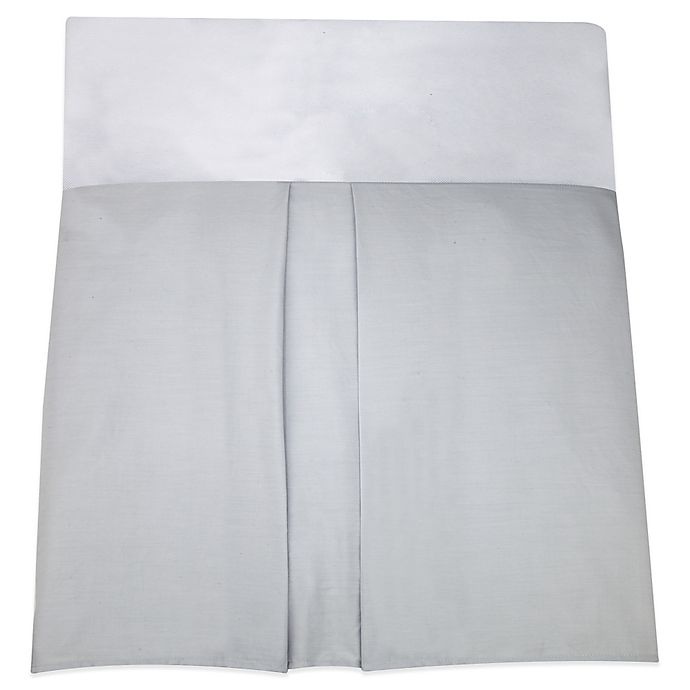 slide 1 of 2, Nautica Kids Mix & Match Crib Skirt - Grey, 1 ct