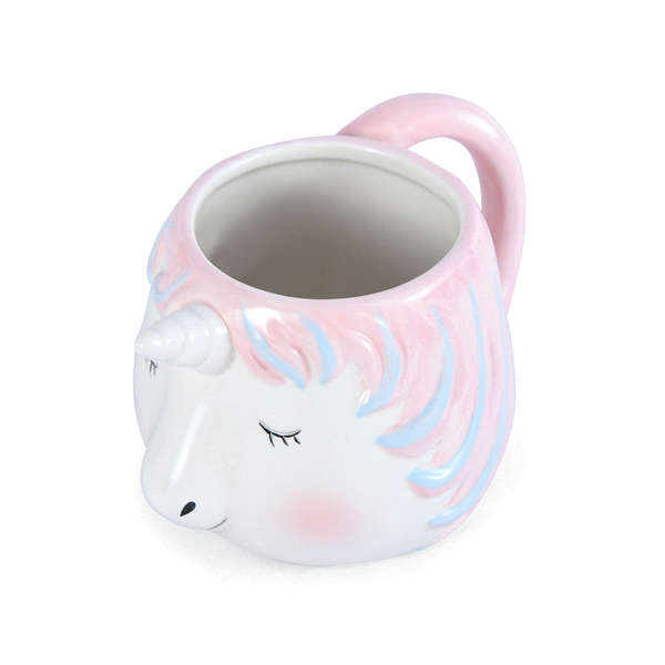 slide 1 of 1, Pfaltzgraff Figural Mug Unicorn Head, 1 ct