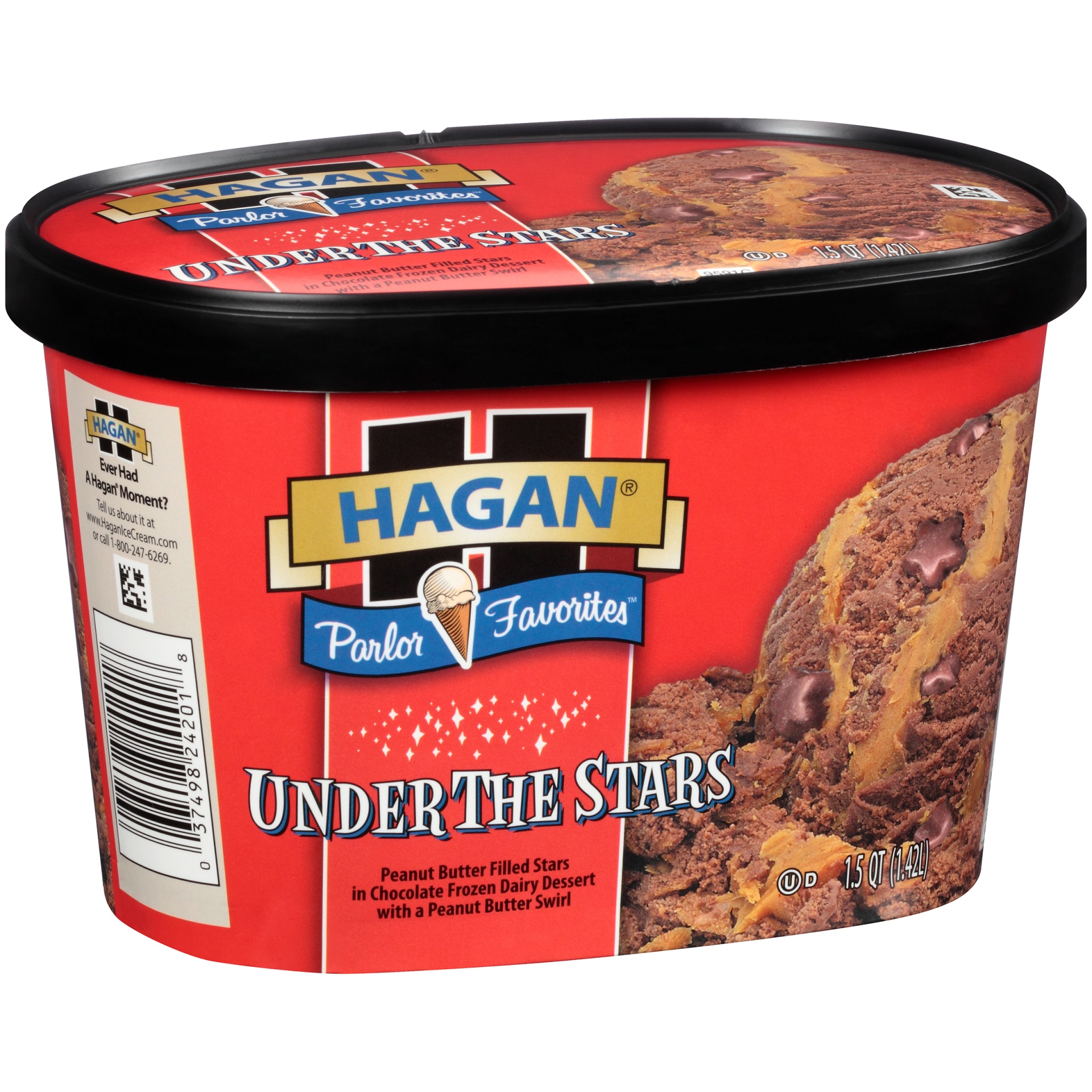 slide 2 of 7, Hagan Under the Stars Frozen Dairy Dessert, 1.5 qt