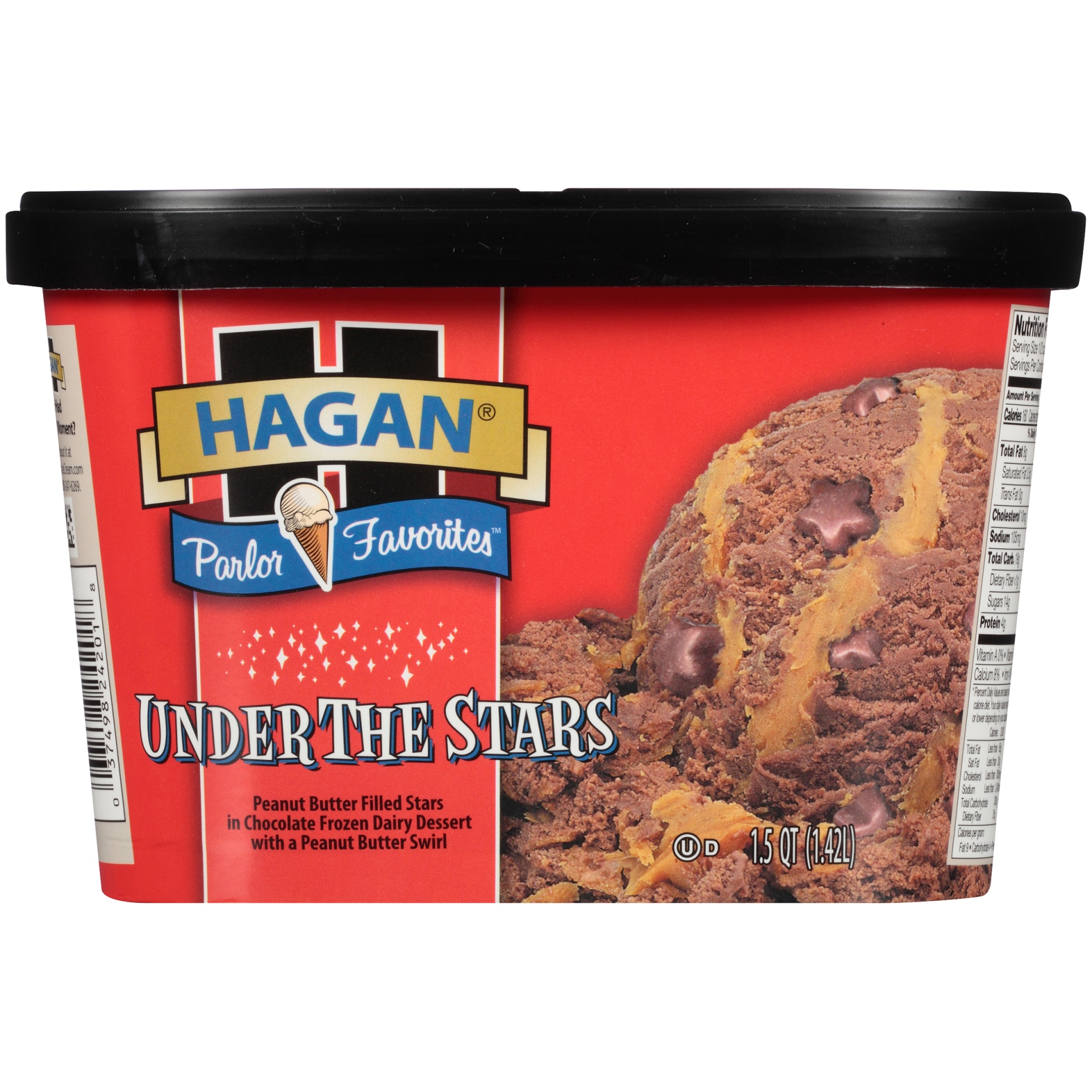 slide 4 of 7, Hagan Under the Stars Frozen Dairy Dessert, 1.5 qt
