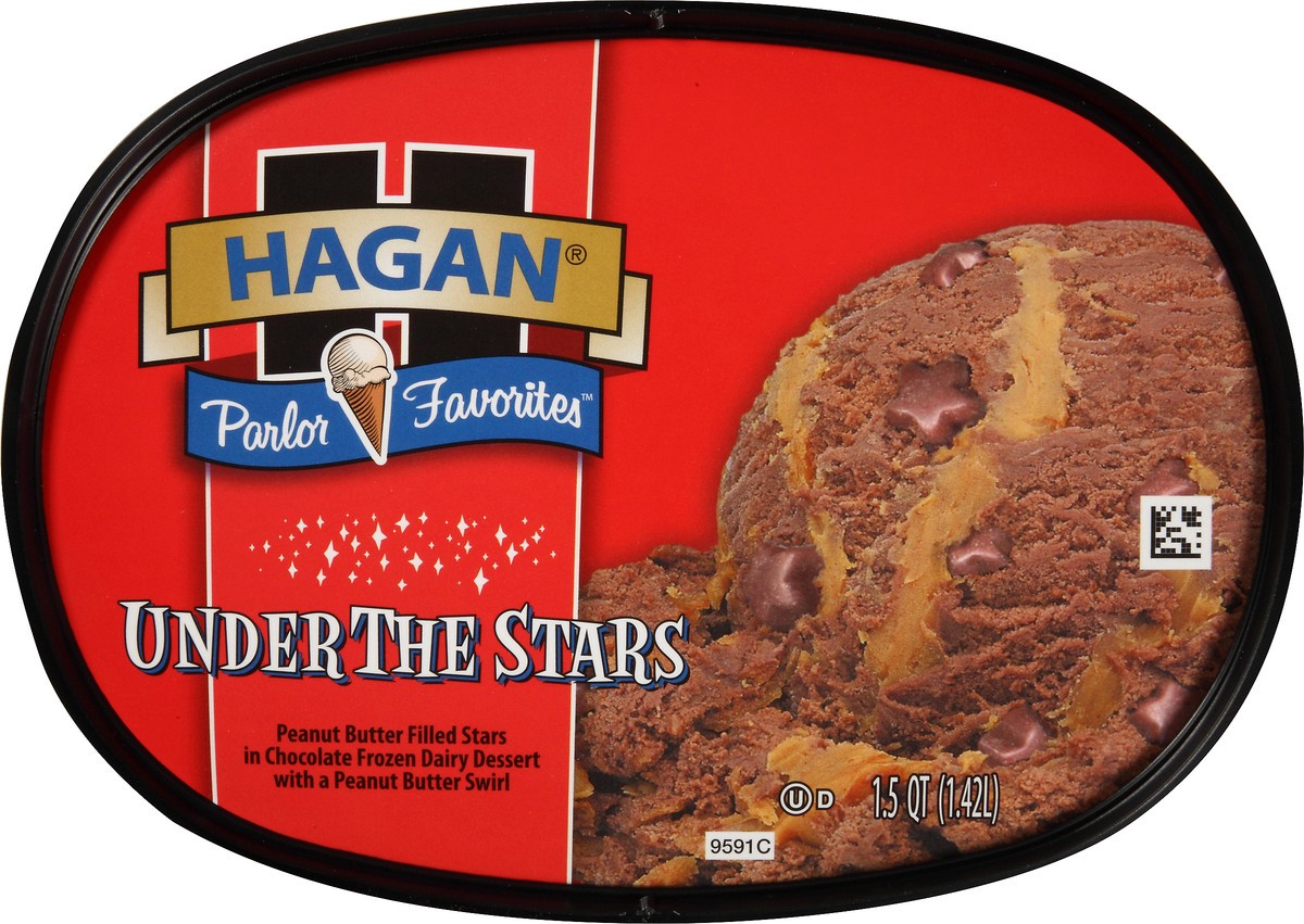 slide 4 of 10, Hagan Parlor Favorites Under the Stars Ice Cream 1.5 qt. Tub, 1.42 liter