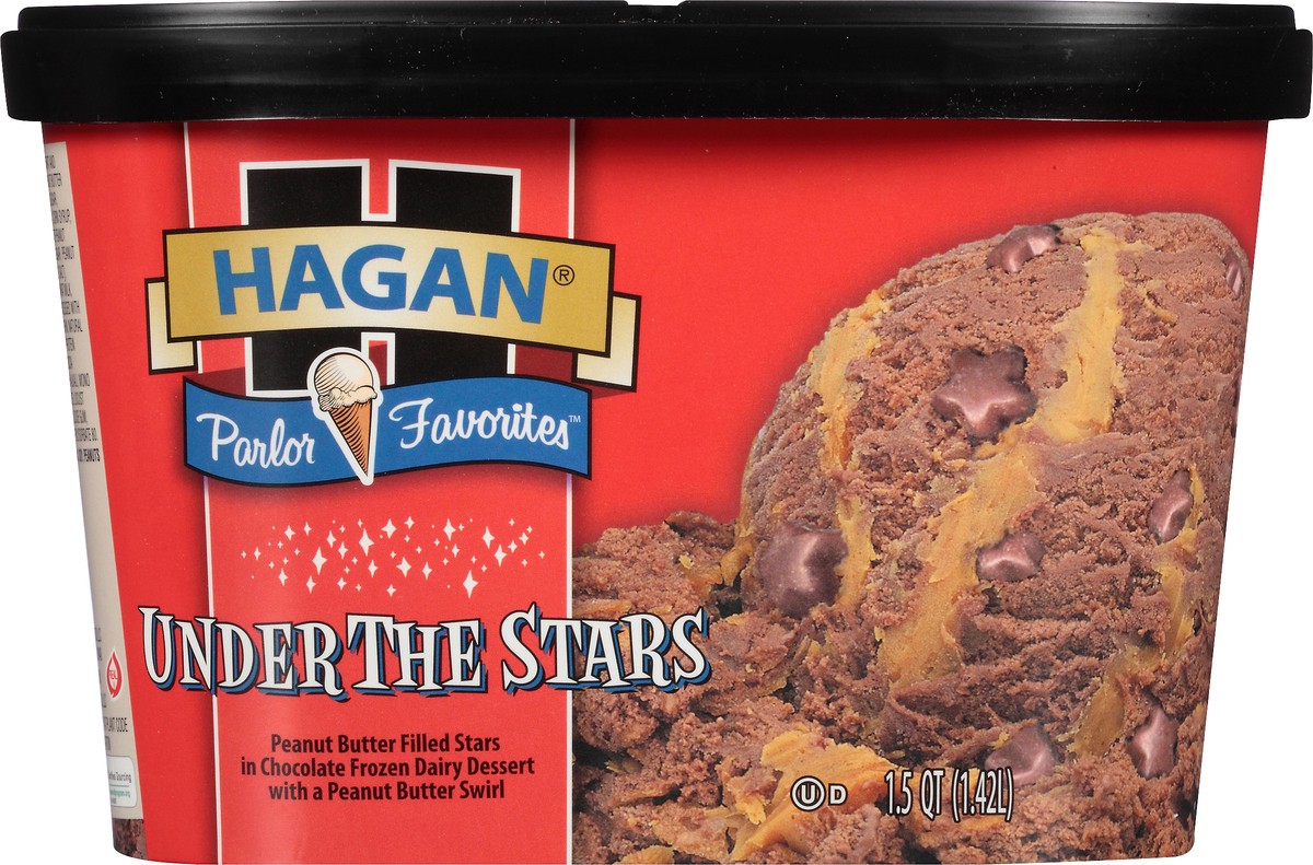 slide 3 of 10, Hagan Parlor Favorites Under the Stars Ice Cream 1.5 qt. Tub, 1.42 liter