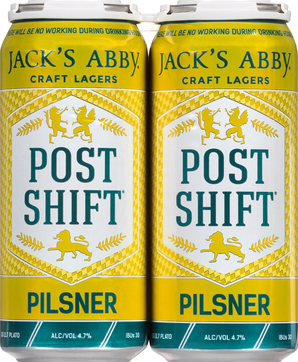 slide 7 of 8, Jack's Abby Post Shift, 16 oz