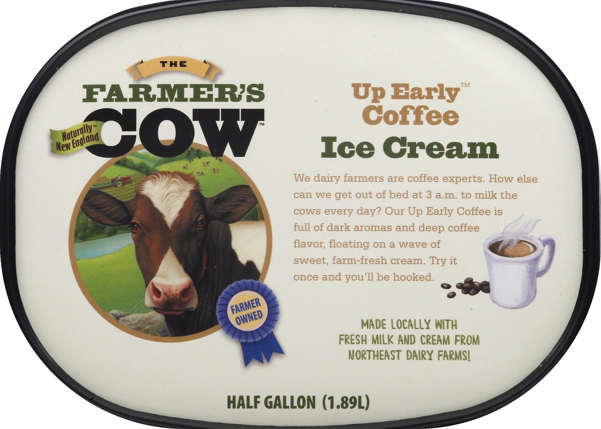 slide 6 of 10, The Farmer's Cow Ice Cream, Coffee, 1/2 gal