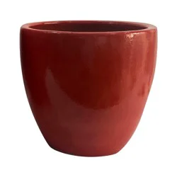 HD Designs Outdoors 9.25-Inch Color Planter - Red, 9.25 in