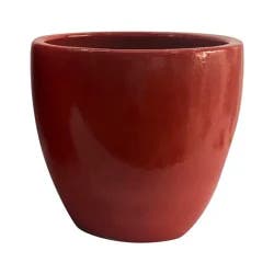 HD Designs Outdoors 9.25-Inch Color Planter - Red, 9.25 in