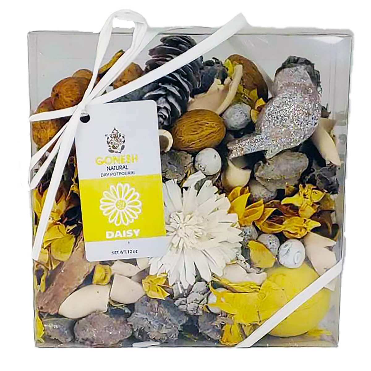 slide 1 of 1, GenieCo Potpourri Acet Box Daisy, 12 oz